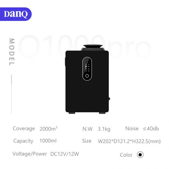 DanQ Hotel Metal HVAC Aroma Diffuser App Control Oil Diffuser Machine